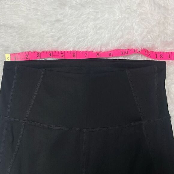 Athleta Precision Leggings High Rise Black White Mesh Compression Sz Small Tall - Picture 6 of 12